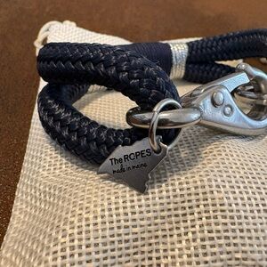 Nautical Rope Bracelet with Silver Accents